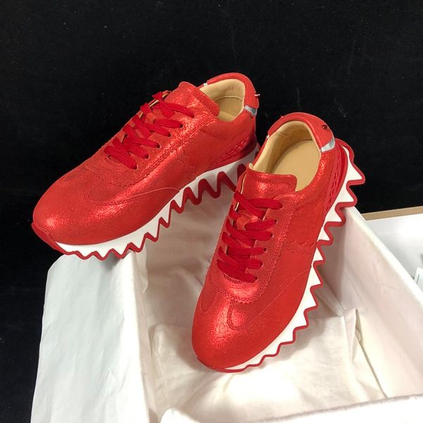 

2021ss luxury sport shoes lace up designer couple shoes comfortable luxury sneakers casual leather shoes men women sneakers size 34-47, Black