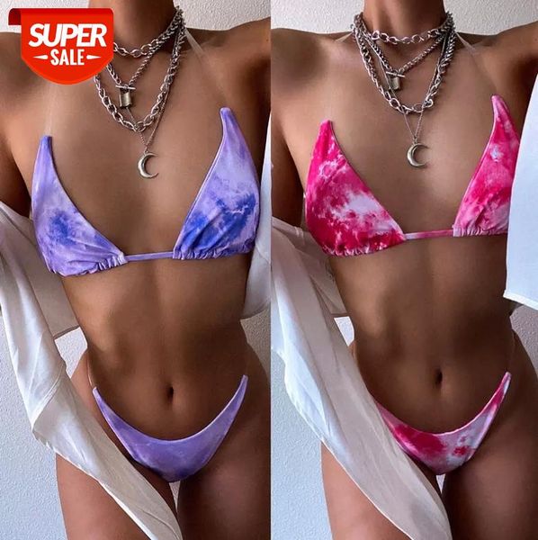 

triangle swimsuit women moon string chain bikini two-piece low waist swimwear women's halter swimsuit summer new #342e, White;black