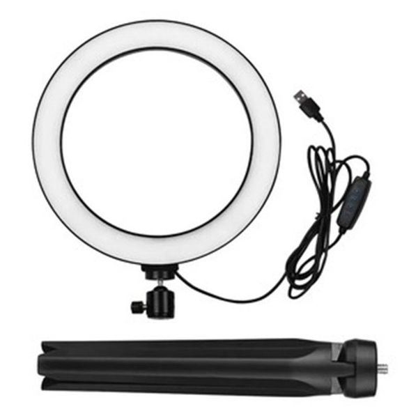 

flash heads led ring light dimmable pography fill deskbracket lamp for youtube makeup video shooting