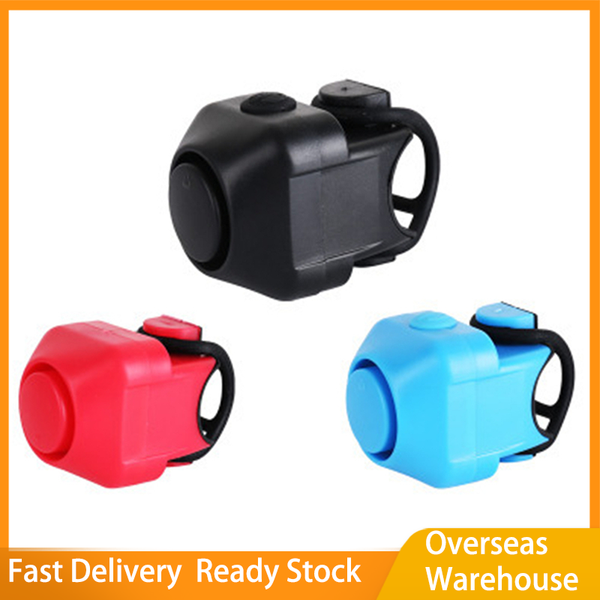 

bike horns safety electric bell electronic loud horn 130 db warning siren bicycle handlebar alarm ring cycling accessories