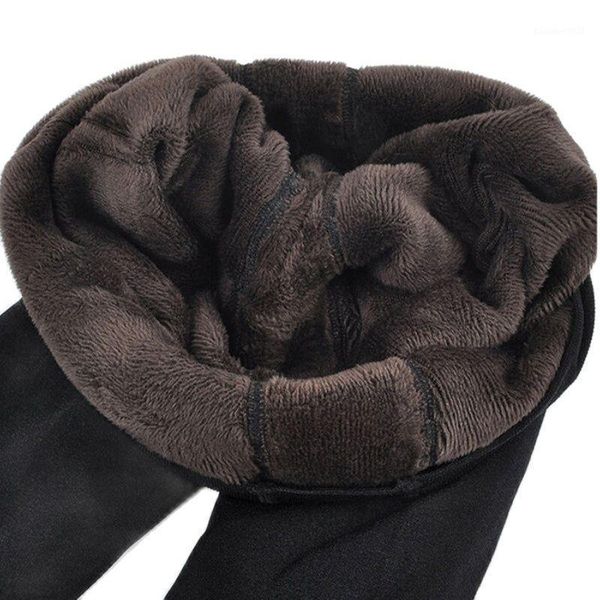 

women's leggings plus velvet women high waist autumn winter thick pants size warm 8 colors, Black
