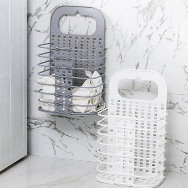 

laundry bags folding organizer basket dirty hamper collapsible home bathroom space saving storage