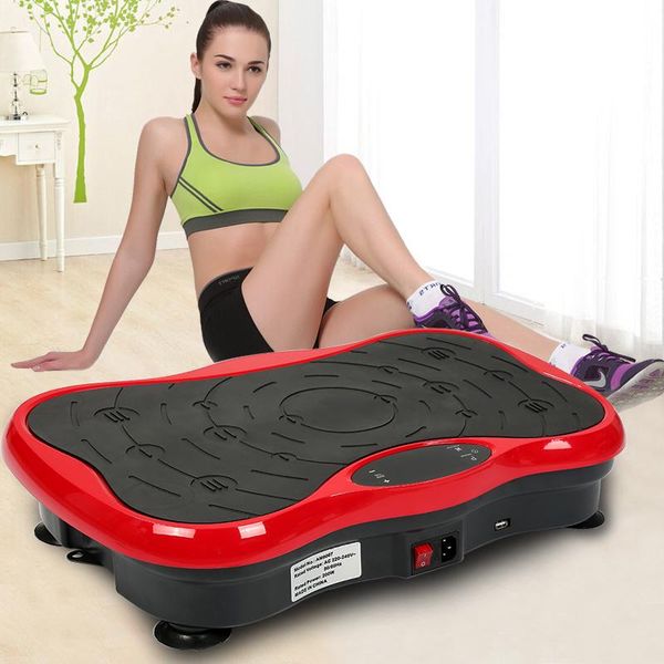 

electric massagers 150kg lcd display exercise fitness slim vibration machine trainer plate platform body shaper with bluetooth remote contro