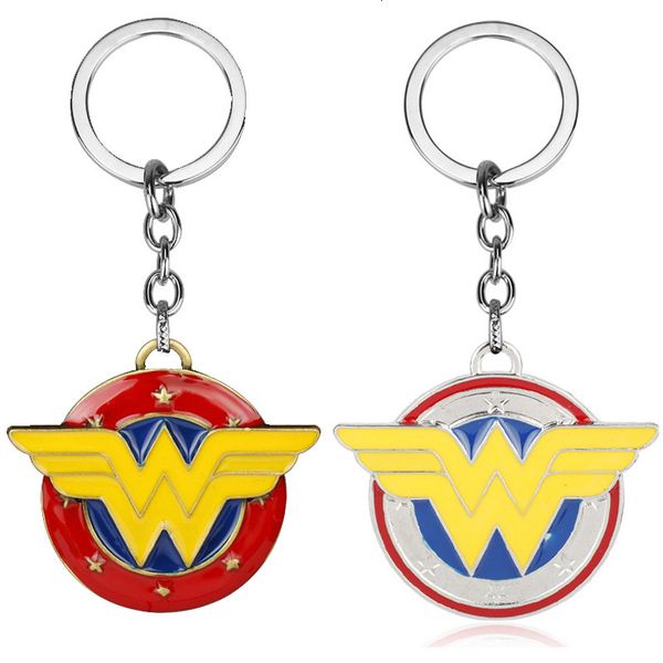 

movie and tv peripheral wonder woman keychain pendantmden, Silver