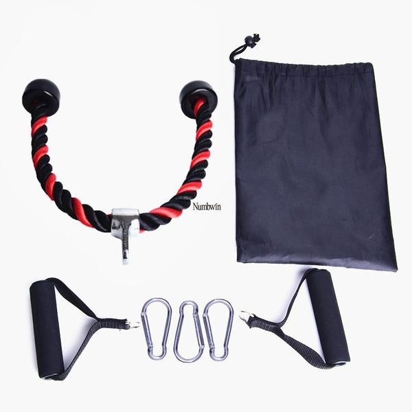 

resistance bands seven-piece color arm strength machine biceps pull rope press down training triceps puller gym workout from home