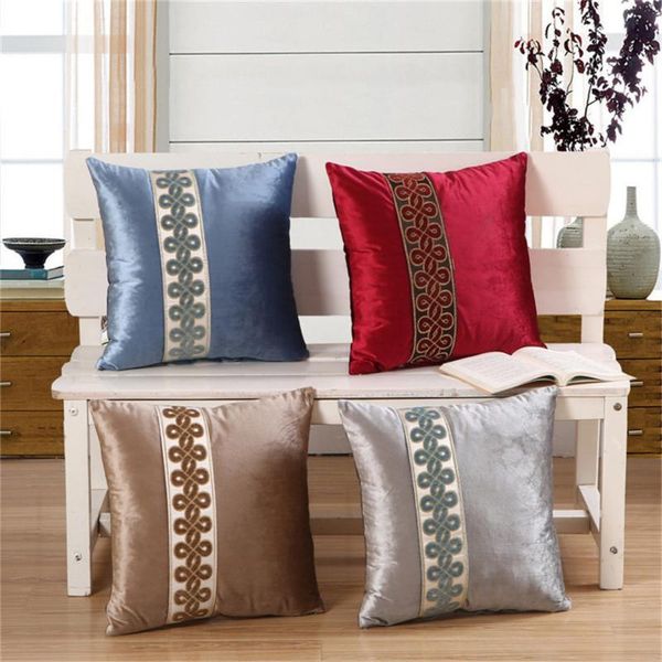 

cushion/decorative pillow 45x45cm european style sofa case velvet knotted bedroom throw pillowcase car seat cushion cover