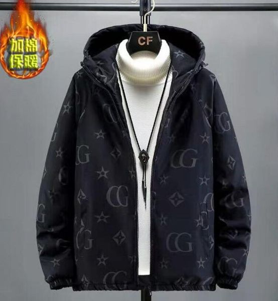 

men's women's official designer jacket autumn winter streetwear outdoor thick warm sportswear zipper jackets men letter print fash, Black;brown