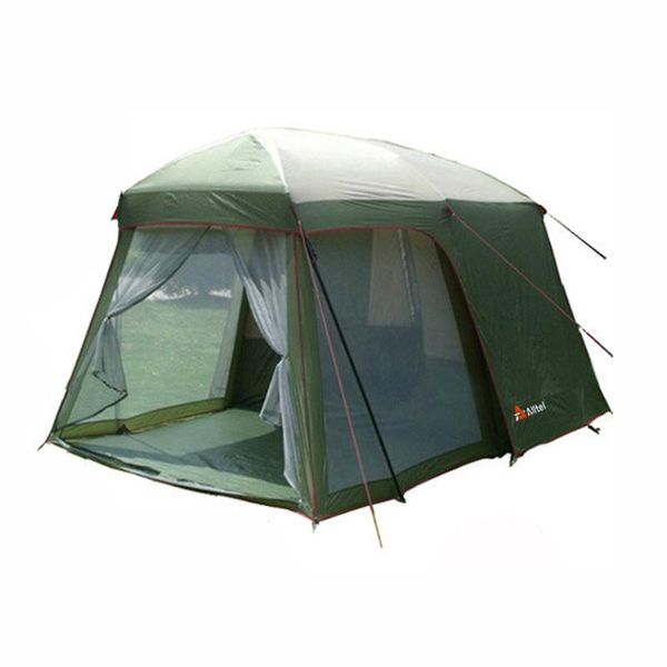 

2021 outdoor 5-8 persons beach camping tent anti/proof wind/rain uv/waterproof 1room 1hall large gazebo
