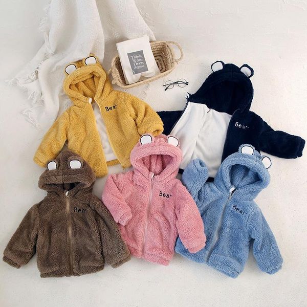 

down coat thick winter baby boys jackets for infants coats girls warm hooded velvet children outerwear 1-6y toddler snowsuit, Blue;gray