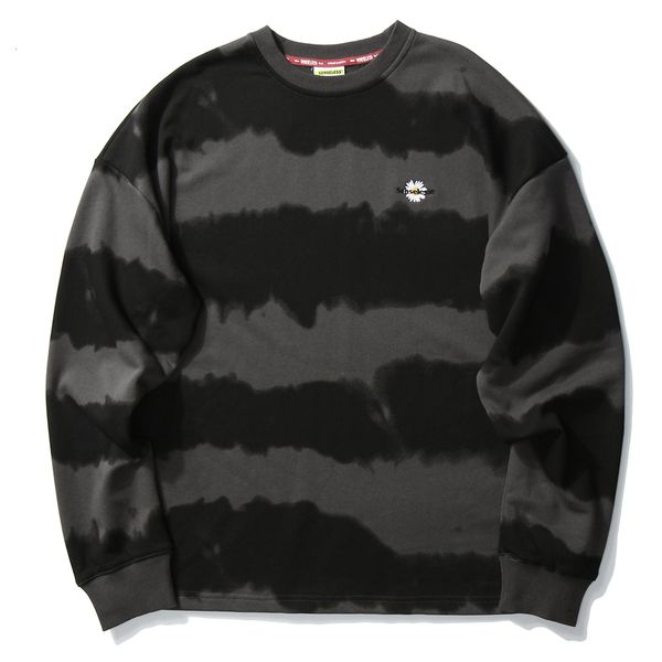 

2021 new stripe design harajuku pullover japanese streetwear oversized winter for women clothes womens clothing sweatshirts hzbl, Black