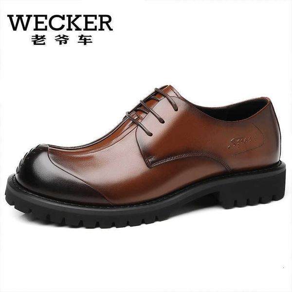 

wecker / classic car men's sho 2021 autumn leather big head busins drs