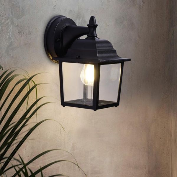 

european style outdoor led waterproof wall lamps bedroom balcony corridor porch exterior wall garden aluminum lights home decor