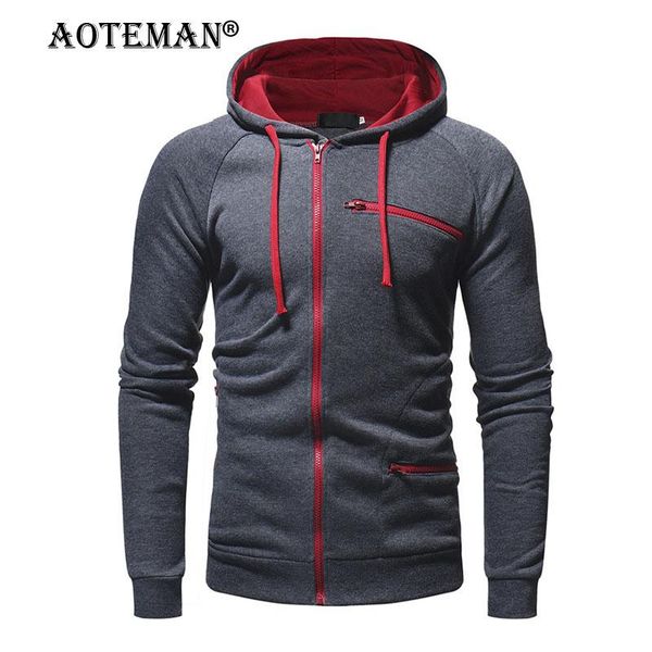 

men sport jacket hooded coat men's clothing windbreaker outwears fashion 2021 male spring autumn coat casual zipper jacket lm159, Black;brown