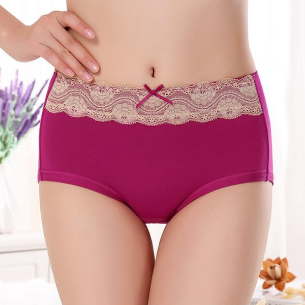 

new arrival slips comfortable cat middle waist underwear women ultrathin lace strik pure color panties, Black;pink