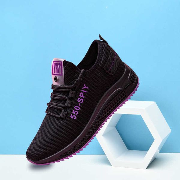 

single cotton with women's designer lace up sports shoes leisure flying mesh breathable fashion youth net redtraining sneakers