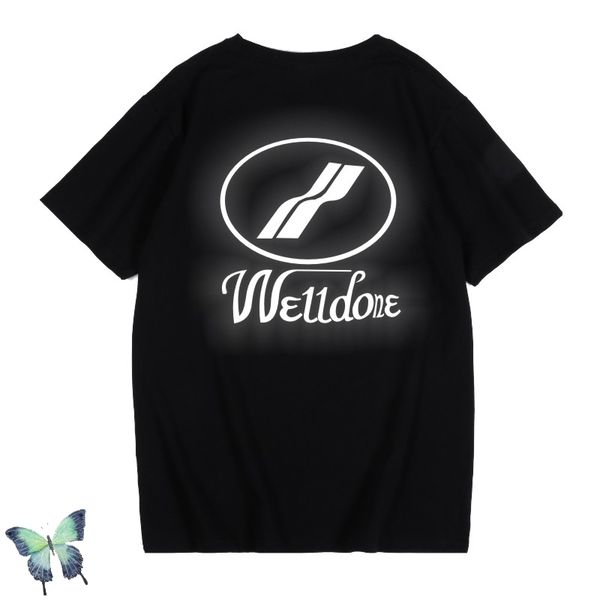

2021 new 3m laser welldone t-shirt couple dress well we 11 done tees fast shipping t shirt n0lr, White;black