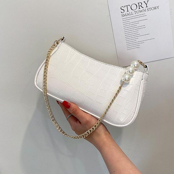 

evening bags original brand chain bag female 2021 fashion high-end handbag underarm square shoulder