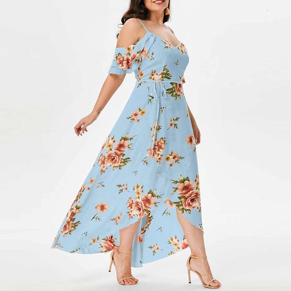 

luxury fat 2019 large women's drawstring print off shoulder dress mm long skirt women, White;black