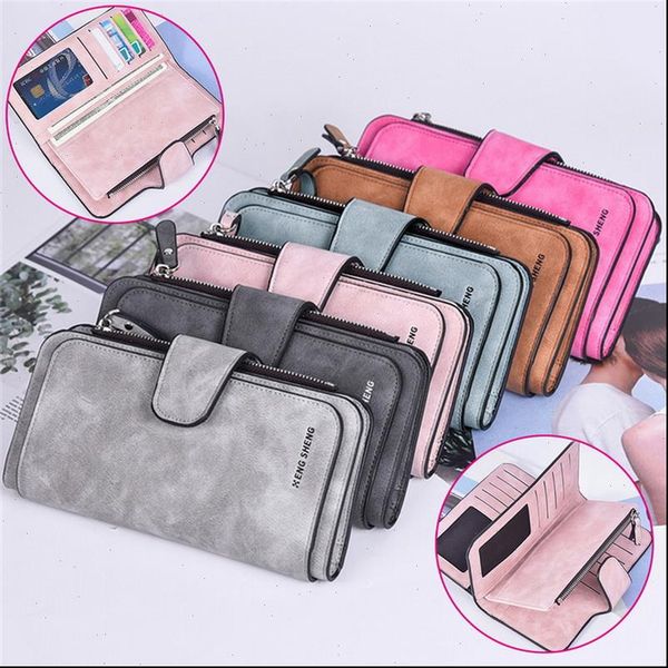 

fashion women wallets lady wristlet handbags long bag zipper coin purse cards id holder clutch woman wallet dropship, Red;black