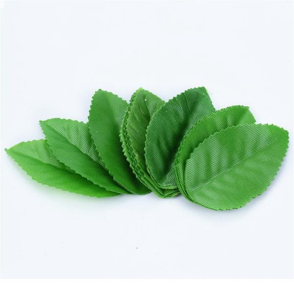 

100pcs fake green leaves artificial plants diy gift christmas wreath flowers for scrapbooking wedding home decor silk ro jllvbi