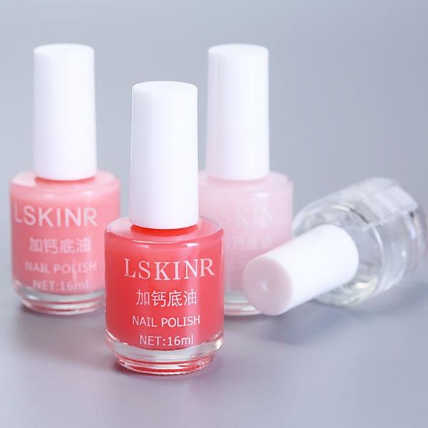 

nail polish art quick-drying base oil bright nutritional mirror glossy treatment basic set 16ml