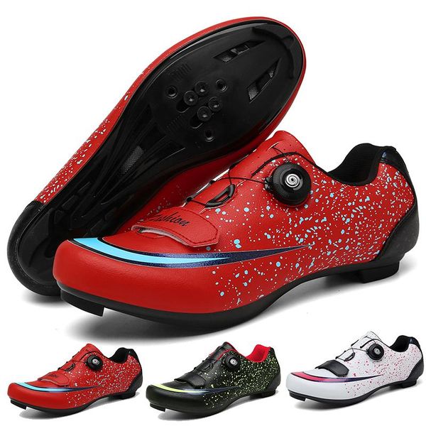 

cycling footwear 2021 road shoes pink sneaker white professional breathable bike mens, Black