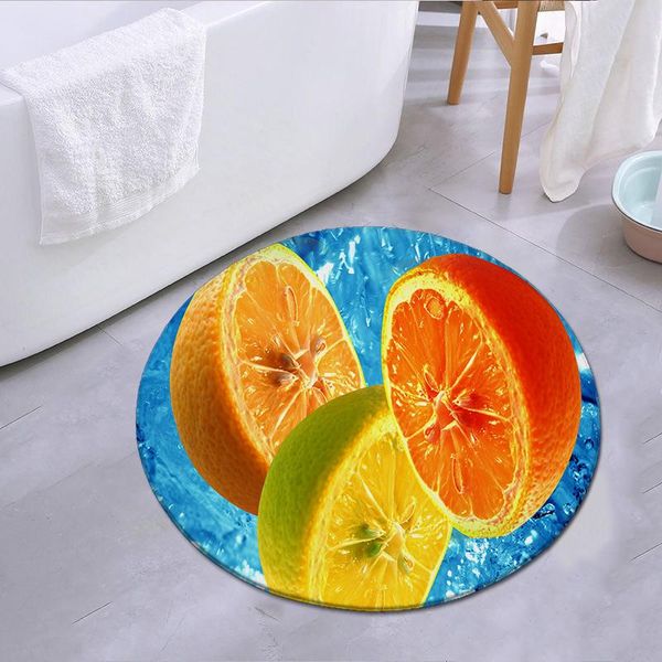 

fresh fruits pattern floor mat hallway carpets and rugs for bedroom living room kitchen bathroom anti-slip floor mats