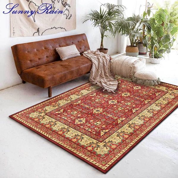 

carpets sunnyrain 1-piece printed red door mat entrance living room area rug large bedroom rugs 3122