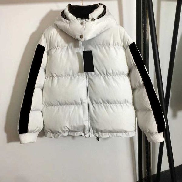 

womens down cotton et parka winter outdoor women fashion classic casual warm embroidery zippers coat outwear multiple colour, Black