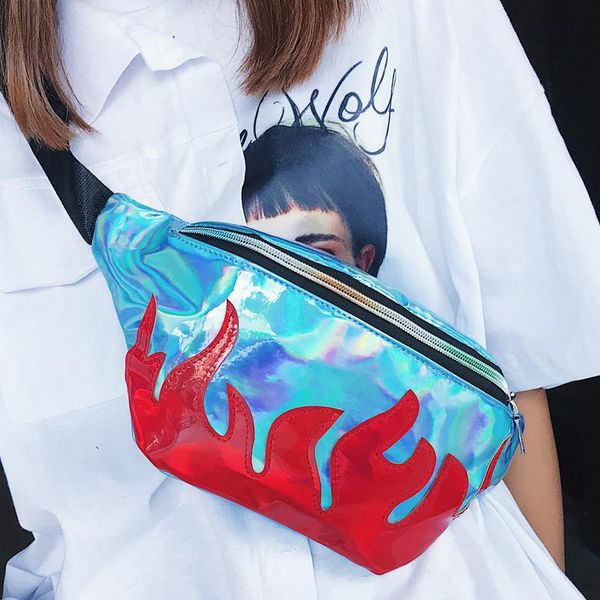 

waist bags ukqling colorful women bag for girls fanny pack over shoulder chest women's belt cross body purses summer