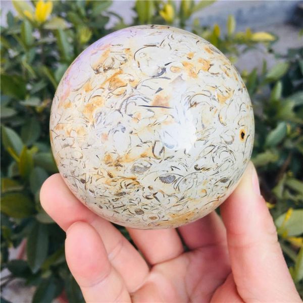 

natural quartz stone ball crystal sphere decorative ball 50mm