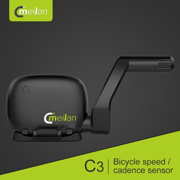 

new meilan c3 bike speed/cadence sensor bt waterproof ipx5 bicycle computer speedometer bike training wireless computer