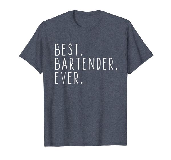 

bartender ever cool funny bartending gift t-shirt, White;black
