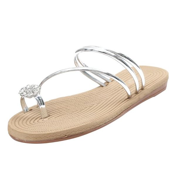 

slippers sagace summer women crystal flip-flops bohemian beach shoes fashion female casual flower slipper outdoor, Black