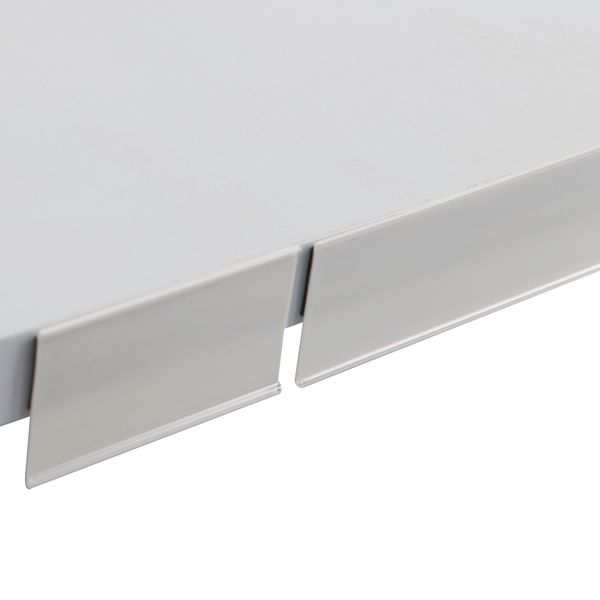 

white for supermarket rack sign holder shelf data strip label