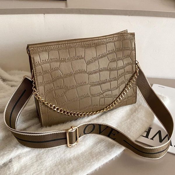 

handbag women luxurys designers bags 2021 crossbody bag wide strap stone pattern purse multi pochette louisbags_18