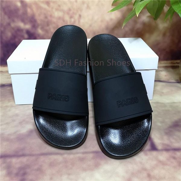 A buon mercato Best Mens Womens Sandals Top Quality Slide Summer Fashion Wide Flat Slipper Flip flop Dimensione 35-45