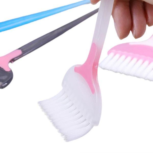 

hair brushes 1pc professional pp handle natural resin comb barber dye brush fashion hairstyle design tool 4colors, Silver