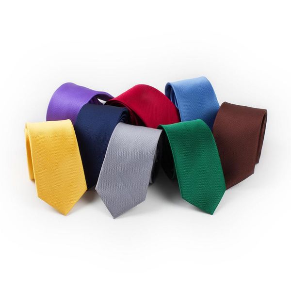 

neck ties men's tie polyester yarn-dyed jacquard fashion monochrome thread formal wear professional 6cm narrow version casual spot, Blue;purple