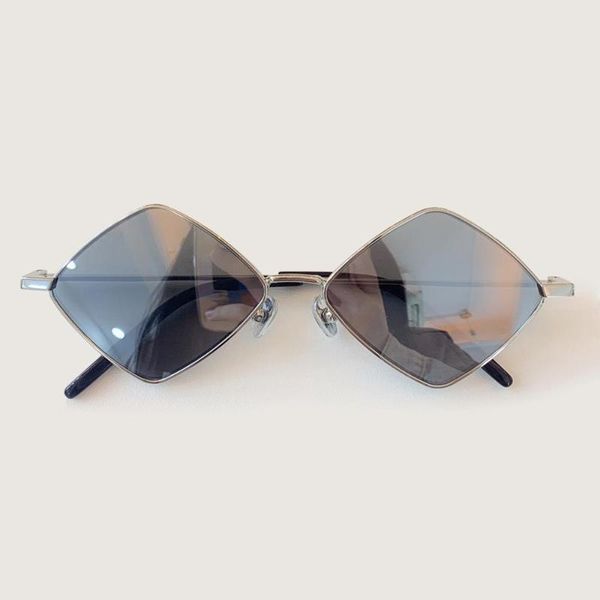 

sunglasses fashion irregular women gafas de sol hombre metal frame mirror sun glasses female, White;black