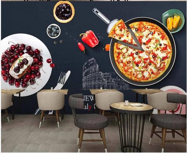 

wallpapers 3d murals wallpaper for living room delicious restaurant gourmet background wall