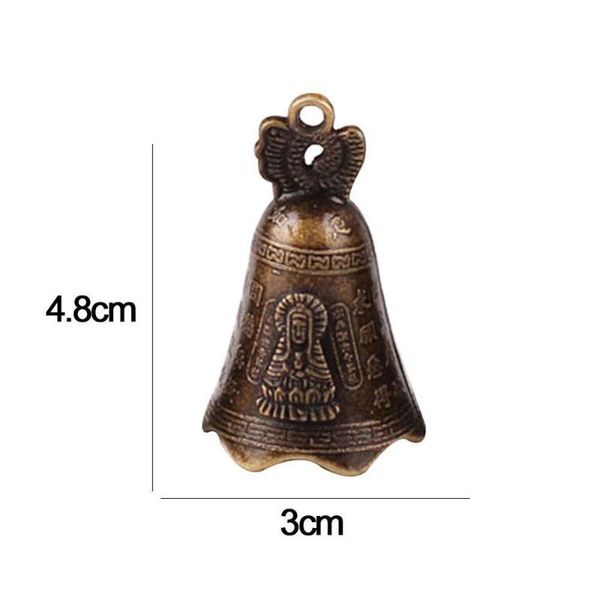 

antique bell china's mini brass copper sculpture pray buddha fengshui bell invitation buddhism