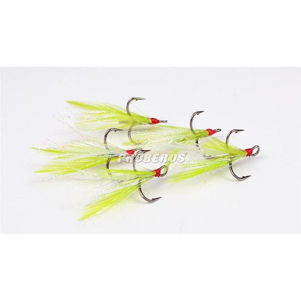 

high carbon stainless steel multicolor feather fishing barb hooks 2#/4#/6#/8#/10# b jllddq sport777