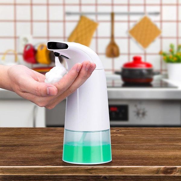 

liquid soap dispenser automatic touchless smart bottle foam for kitchen bathroom wholesale foaming pump 2021