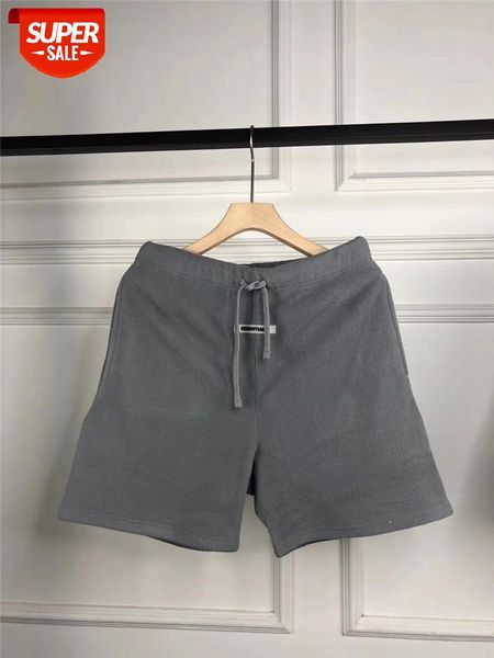 

essentials fashion drawstring shorts women beach shorts summer style casual essentials solid color short #jd0m, Black