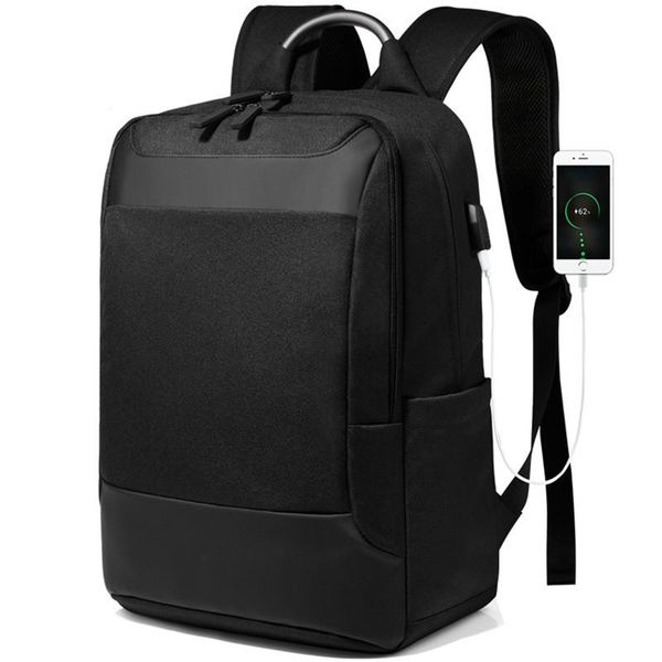 

backpack 15.6 inch men lapbusiness usb charging computer backpacks travel large capacity nylon bag 2021