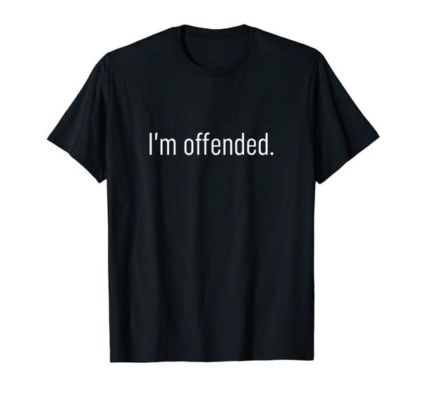 

men's t-shirts i'm offended | sensitive safe space pc t-shirt, White;black