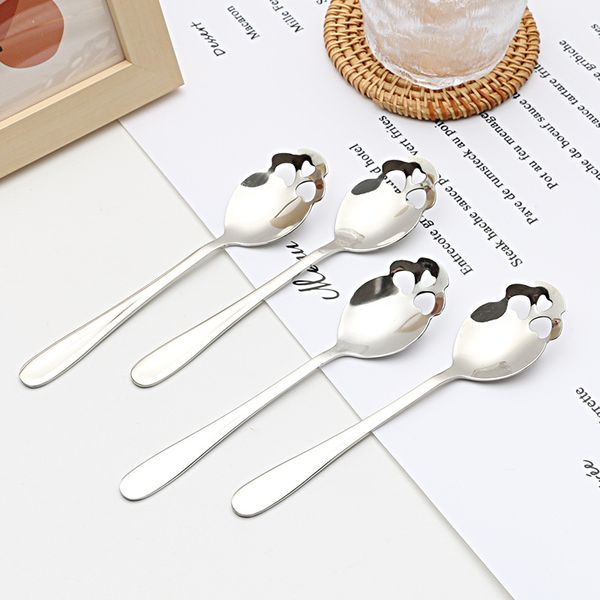 

novelty coffee spoon creative stainless steel sugar skull tea spoon
