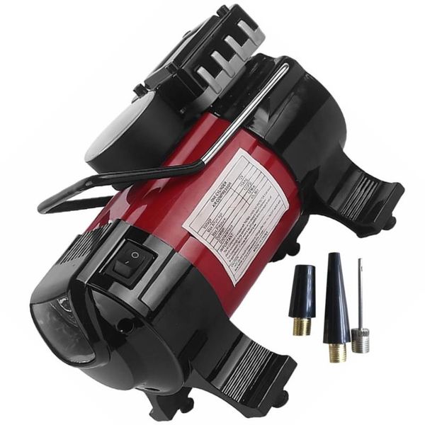 

inflatable pump 12v 180w portable car tire with light electric air for tires