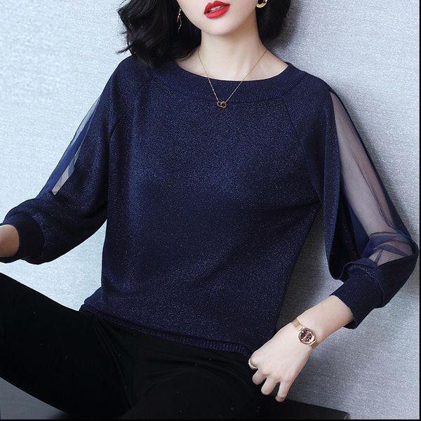 

fashion women spring autumn style hollow out lace blouses women casual long sleeve o neck shirt women blusas df3495, White